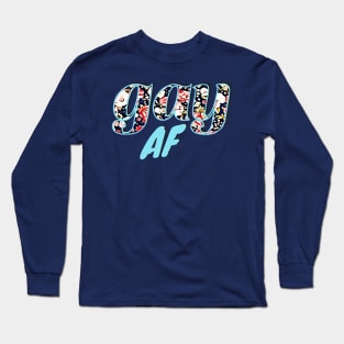 Gay AF (Floral) Long Sleeve T-Shirt